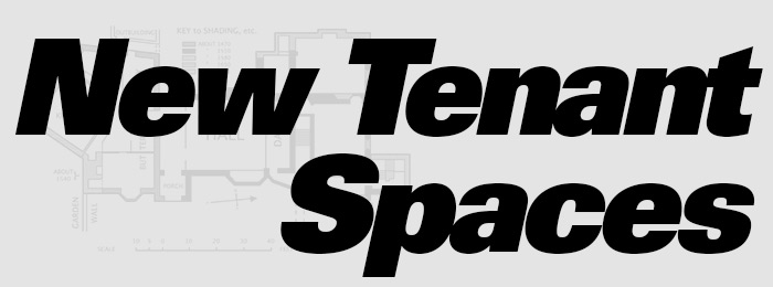 New Tenant Spaces